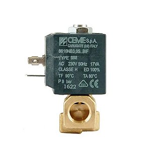 Queimadores industriais - Válvula solen. CEME 6610 NC 230V-50/60HZ D1/4"