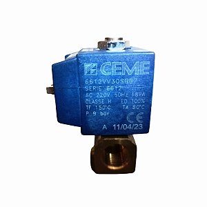 Queimadores industriais - Válvula solen. CEME 6612 NC 230V-50/60HZ D1/4"