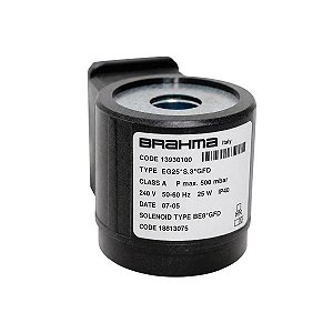 Queimadores industriais - Bobina BRAHMA Código BE 8*GFD - 220V-50/60HZ