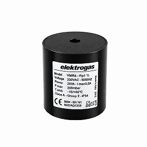 Queimadores industriais - Bobina ELEKTROGÁS VMR 4 VML 4 - RP 1 e 1/2” - 200 mBar 230V 50-60Hz