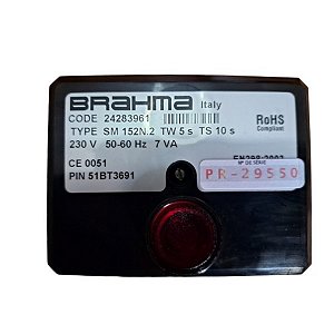 Queimadores industriais - Programador de chamas Brahma SM 192N.2 tw1,5 ts10