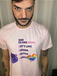 Camiseta NewPOP Sim, eu Amo BDSM!