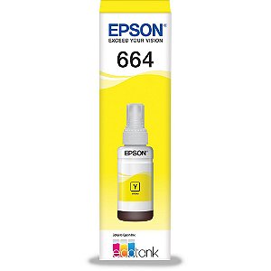 Tinta Epson T664420 Amarelo 70ml