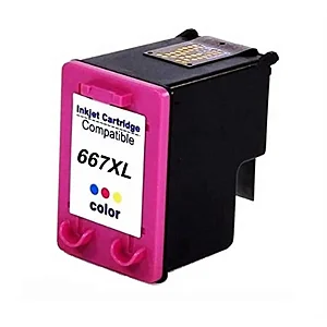 Cartucho de Tinta Compatível com HP 667XL Color 14 ml