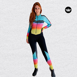 MACACÃO INVICTO ZIG ZAG  MANGA LONGA CALÇA