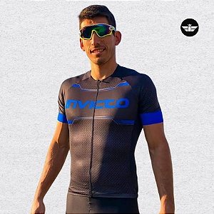 CAMISA ELITE INVICTO AZUL MANGA CURTA