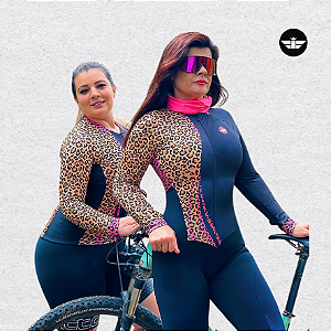 CAMISA ELITE FEMININA  ONÇA MANGA LONGA