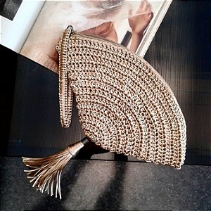 Bolsa lequê crochê