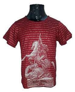 Camiseta Infantil - São Jorge Dorê