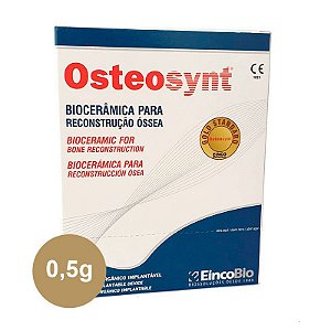 :: Enxerto Ósseo Sintético OSTEOSYNT (Grânulos 0,5g) - EINCOBIO