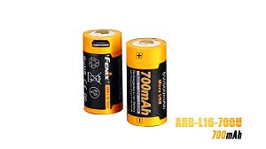 Bateria Fenix 16340 - 700UmAh USB