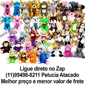 Animais de pelúcia sortidos para grua com 80 unidades Mix5