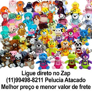 Animais de pelúcia sortidos para grua com 80 unidades Mix13