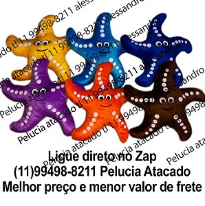 Almofada estrela De pelúcia sortidos para grua com 80 unidades Mix142