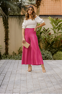 Calça Pantacourt Bottega Morina