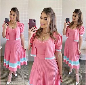 Conjunto tricot tres peças