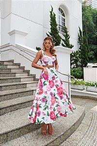 Conjunto Floral Limonada Pink