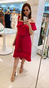 Vestido ombro a ombro Pink Eva bella  Nicole
