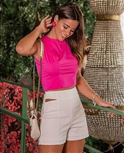 Short com detalhe de abertura lateral Lily belle 09472