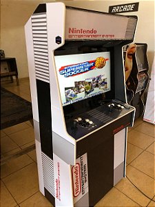 Arcade Fliperama Multijogos 32 Polegadas Slim - Tema Nintendo
