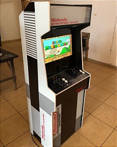Arcade Multijogos Modelo Slim 22p - Tema Nintendo