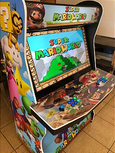 Arcade Premium Fliperama 42 Polegadas - 2 Players - Super Mario