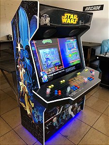 Arcade Premium Fliperama 42 Polegadas - 4 Players - Tema Star Wars