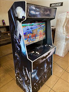Arcade Fliperama Multijogos 32 Polegadas Slim - Tema Batman
