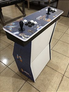 Arcade Fliperama Portátil com Pedestal 2 Jogadores - Personalizado