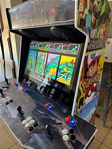 Arcade Fliperama Multijogos 32 polegadas - 4 players - Tema Diversos