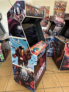 Arcade Fliperama Multijogos 32 Polegadas Slim - Marvel Limitada