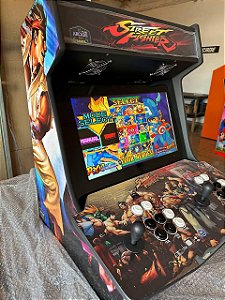 Bartop Arcade Multijogos 22p - Tema Street Fighter