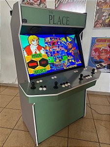 Arcade Fliperama Multijogos 42 polegadas - 4 players - Tema Personalizável Para Empresas