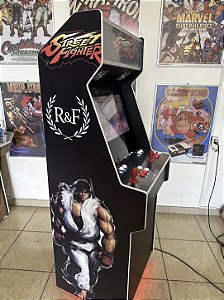 Fliperama Multijogos 22p - Tema Personalizado
