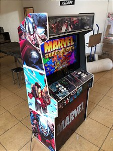 Arcade Fliperama Multijogos 32 Polegadas Slim - Marvel