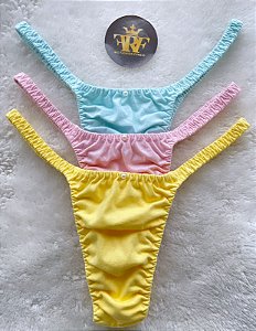 Calcinhas Lolitas Fitness - Trio Marshmallows