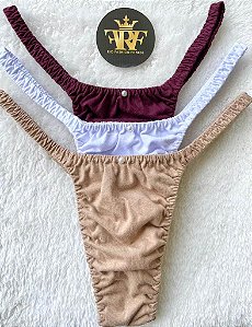 Calcinhas Lolitas Fitness - Trio Catar - Ed Limitada Rio Fashion Fitness