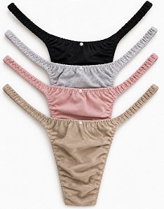 Calcinhas Lolitas Fitness - Kit Relax com 4 unidades - Ed Limitada