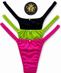 Calcinhas Lolitas Fitness - Trio Metaverso - Ed Limitada