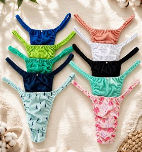 Calcinhas Lolitas Fitness - Kit Garden com 10 unidades - Ed Limitada