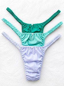 Calcinhas Lolitas Fitness - Trio Aurora - Ed Limitada
