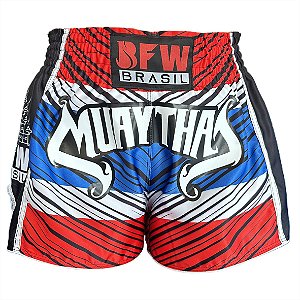 Short Muay Thai Calção Unissex Premium - Tailandês
