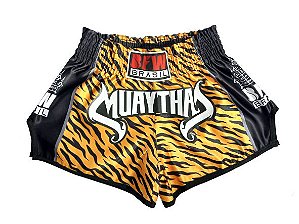 SHORT MUAY THAI BFW ANIMAL PRINT TIGRE