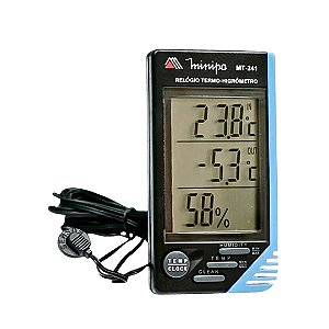 Termo-Higrômetro Minipa MT-241 | Temperatura e Unidade Ambientes