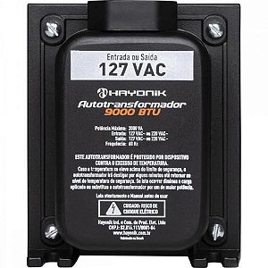 Autotrafo para ar condicionado 9000 BTU V2 Universal HAYONIK