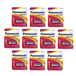 Pilha Alcalina Panasonic 12V 23A Blister 10 unidades