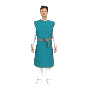 Avental de Chumbo Plumbífero CA Verde 0,50mmPb 100X50cm P