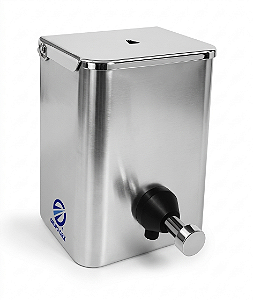 Saboneteira Inox 304 GRX Baby 500ml Válvula Preta