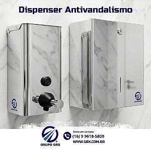 Dispenser para Banheiros Profissional | Inox e Anti-Vandalismo