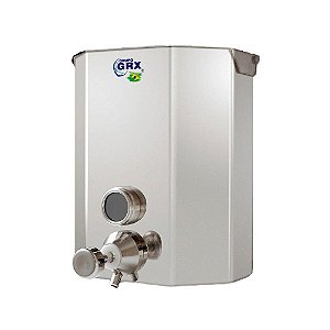 Dispenser Saboneteira com Visor Sabão Líquido Inox 2L GRX